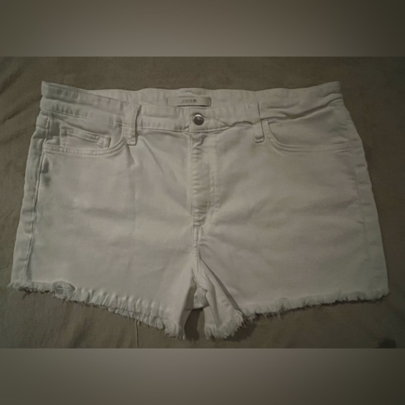 JOE’s JEANS The Ozzie Cutoff Denim Shorts in White SIZE 34 - Picture 4 of 6